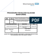 Blood Glucose Monitoring