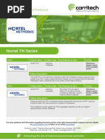 Nortel TN Series - Carritech Telecommunications