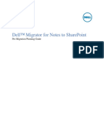 Migrator For Notes To SharePoint Pre Migration Planning Guide 642