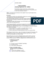 Logic Multiple Choice Q and As (FACILITATOR)