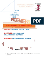 Solucionario Examen Final de Dinamica Estructural