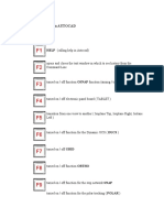 Function Keys in Autocad