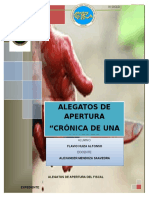 Alegatos Crónicas de Una Muerte Anuciada (Fiscal)