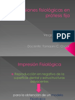 Impresiones Fisiológicas en Prótesis fija+MAYE +TOMASINI