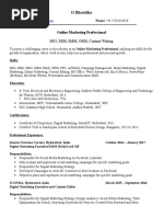 Bhavitha Resume - Digital Marketing Executive