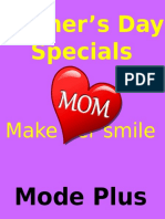 Mother's Day Specials