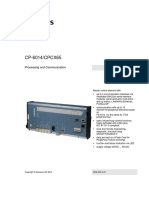 Sicam TM: Processing and Communication