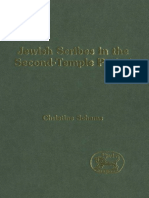 Christine Schams Jewish Scribes in The Second-Temple Period JSOT Supplement Series 1998 PDF