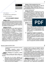 Ley Nº 30162 ACOGIMIENTO FAMILIAR PDF