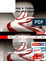 Colgate Marketing Management and Consumer Behavior Analysis