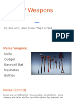 Types of Weapons RWJ 1