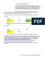 Actives Passives Ergatives English For Uni PDF