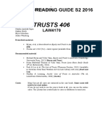 Trusts Reading Guide 2016 Sem2