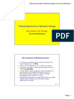 Telecommunication Network Design - Microwave Link Design