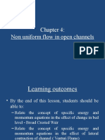 Chapter 4 Non Uniform Flow in Open Channels