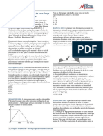 Lista de Exercícios Sobre Trabalho