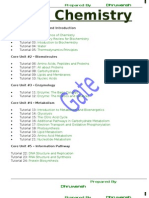 Bio Chemistry: Core Unit #1 - Review and Introduction