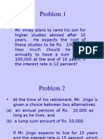 Time Value Problem