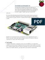 Informe Raspberry Pi