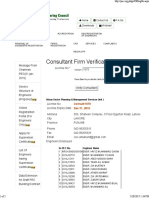 Consultant Firm Verification:: License No 1675