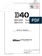 NIKON-D40 Service Manual