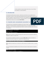 Reconstruccion de Indices