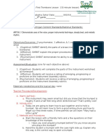 Brass Methods Lesson Plan Example 1