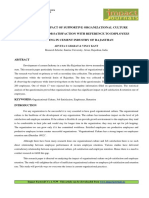 2.man Analysis of Impact of Supportive Organizational Culture On The Level of Job Satisfaction