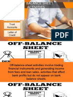 Off-Balance Sheet Activities