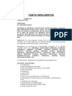 Carta A Clientes - Descuentos 2016 - Imprimir