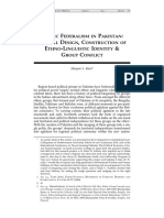 Ethnic Federalism in Pakistan Federal de PDF