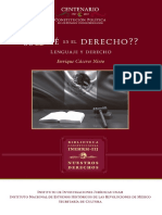 ¿Qué Es El Derecho? Lenguaje y Derecho