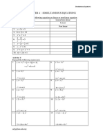 Simultanous Equations Chapter 4 PDF