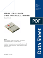 Lea 5x Data Sheet (Gps.g5 Ms5 07026)