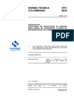 NTC3949 Estaciones de Regulacion de Presion