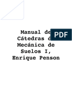 Manual de Cátedras de Mecánica de Suelos I, Enrique Penson