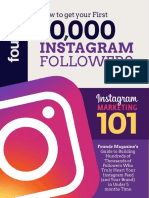 How To Get Your First 10,000 Instagram Followers Ebook