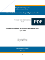 Working Paper Series No. 8: Helen Bamber Centre For The Study of Rights and Conflict