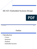 EE-423: Embedded Systems Design: Awais M. Kamboh Slide 1