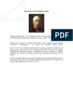 Biografía de Porfirio Díaz