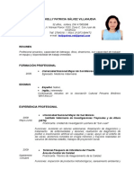 Curriculum Vitae. Gálvez