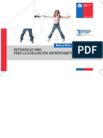 2013 - Referencia OMS para La Evaluación Antropométrica Menores de 6 Años PDF