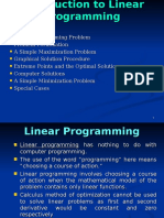 Introduction To Linear Programming