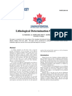 Lithological Determination From Logs