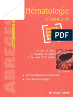 Hematologie Et Transfusion Sanguine 