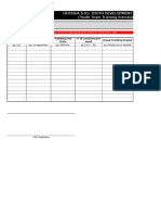 Form 4 - S.01 YOUTH DEV PROG (Training Schedule)