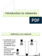 Introduction To Networks