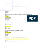 Preguntas de Historia Semana 4