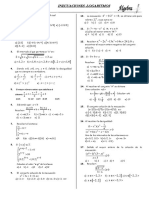 Algebra Inecuaciones Logaritmos PDF