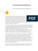 La Construcción de Una Relación Desarrollista Con China - Aldo Ferrer